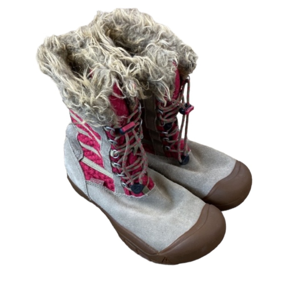 KEEN Wapato Waterproof Faux Fur Winter Boots - Picture 1 of 12